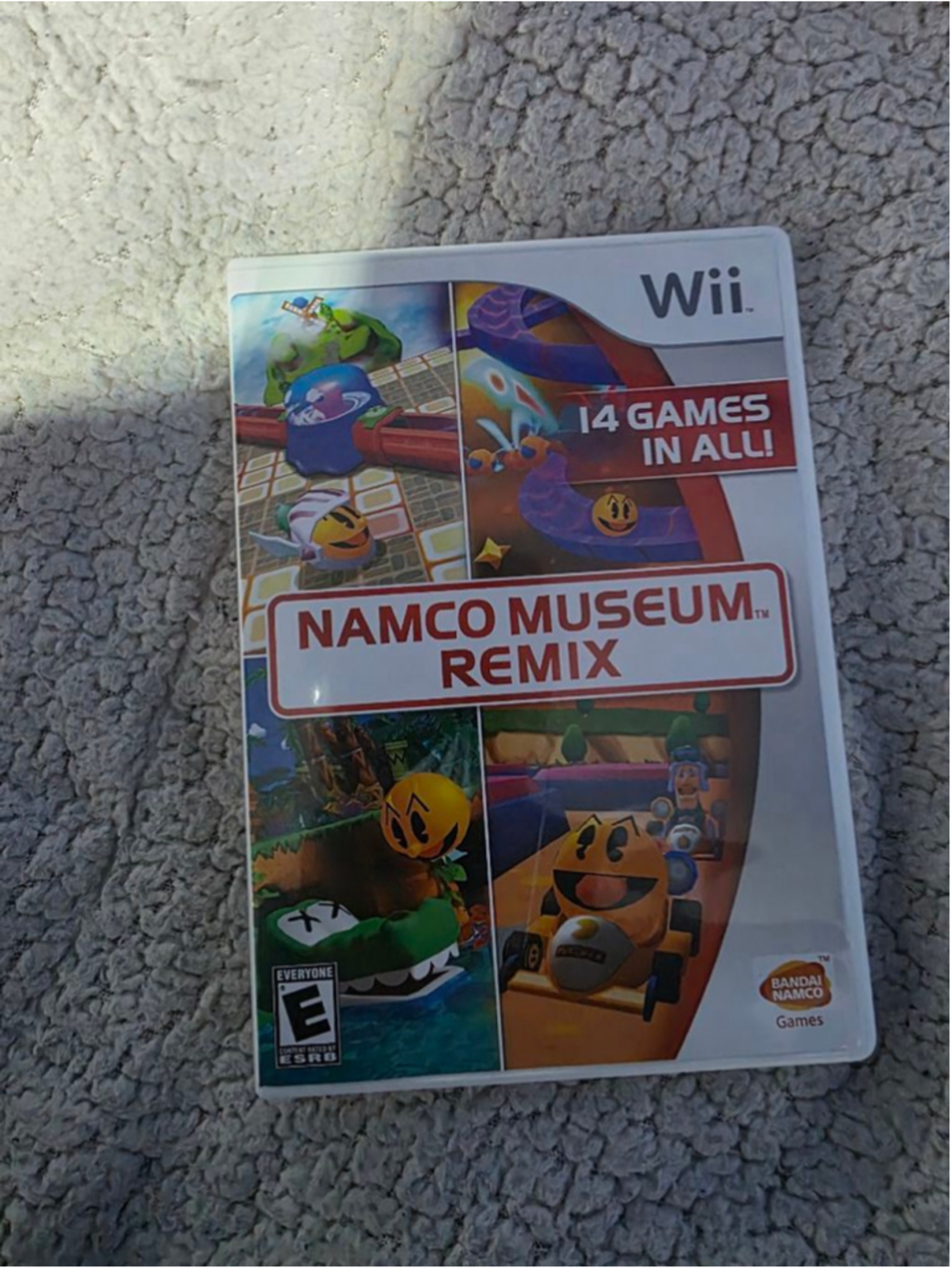 Bandai Namco Wii Namco Museum Remix Video Game One Size White Red